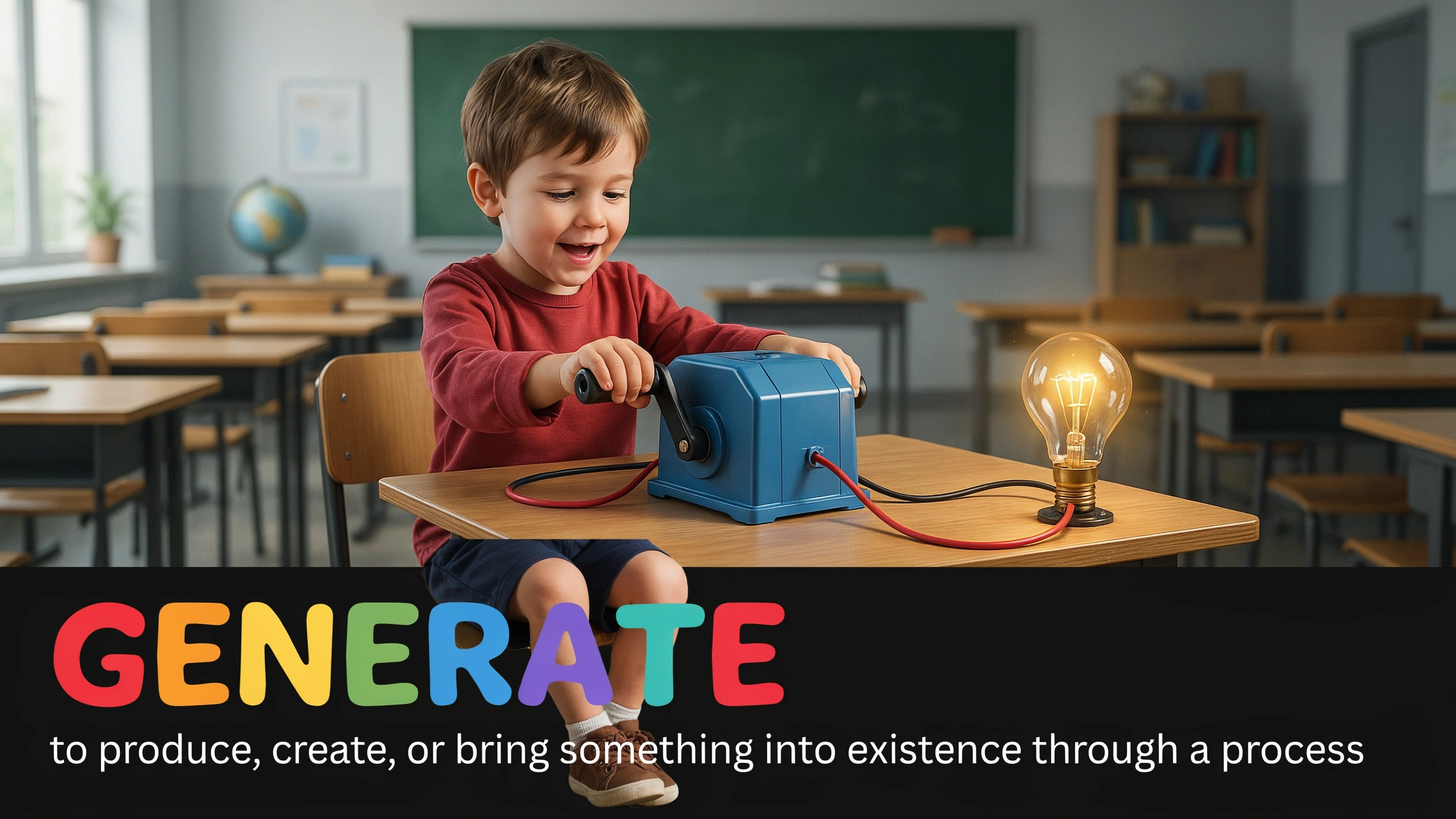 English Illustration for generate